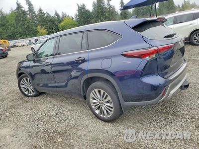 Drugie zdjęcie samochodu z przodu: 2025 TOYOTA HIGHLANDER HYBRID PLATINUM VIN:5TDEBRCH1SS662062 - miniatura