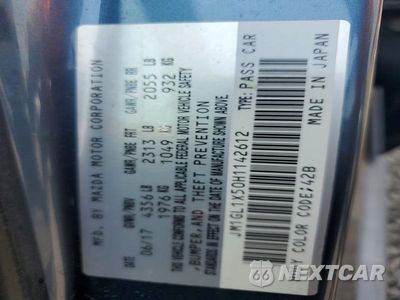 Zdjęcie 12 z 12 samochodu: 2017 MAZDA 6 GRAND TOURING VIN:JM1GL1X50H1142612 - miniatura