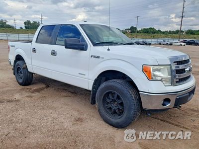Czwarte zdjęcie samochodu z boku: 2014 FORD F150 SUPERCREW VIN:1FTFW1ET2EKF57103 - miniatura
