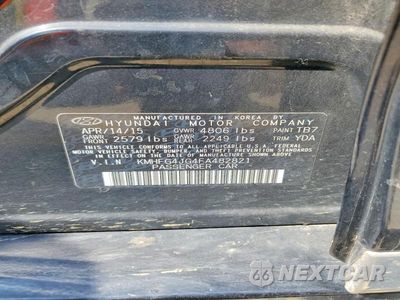 Zdjęcie 12 z 12 samochodu: 2015 HYUNDAI AZERA BASE VIN:KMHFG4JG4FA482821 - miniatura