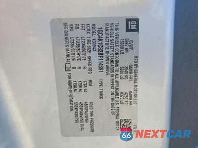 Zdjęcie 13 z 13 samochodu: 2011 CHEVROLET SILVERADO K3500 LTZ VIN:1GC4K1C83BF114691 - miniatura