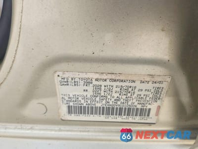 Zdjęcie 13 z 13 samochodu: 2001 TOYOTA RAV4 BASE VIN:JTEHH20V910105006 - miniatura