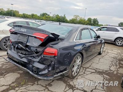 Trzecie zdjęcie samochodu z tyłu: 2015 AUDI A8 L QUATTRO VIN:WAU32AFD3FN037091 - miniatura