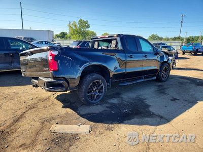 Trzecie zdjęcie samochodu z tyłu: 2023 CHEVROLET SILVERADO K1500 RST VIN:1GCRDEED3PZ327907 - miniatura