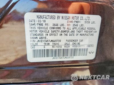 Zdjęcie 12 z 12 samochodu: 2018 INFINITI Q50 3.0T LUXE VIN:JN1EV7AR7JM445720 - miniatura