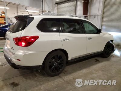 Trzecie zdjęcie samochodu z tyłu: 2017 NISSAN PATHFINDER PLATINUM VIN:5N1DR2MM8HC673222 - miniatura