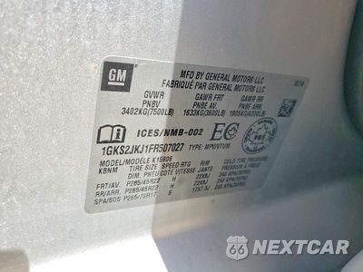 Zdjęcie 13 z 13 samochodu: 2015 GMC YUKON XL DENALI VIN:1GKS2JKJ1FR507027 - miniatura