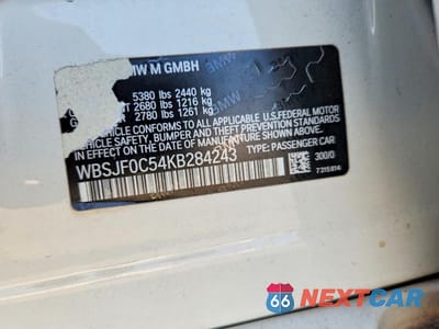 Zdjęcie 12 z 12 samochodu: 2019 BMW M5 VIN:WBSJF0C54KB284243 - miniatura