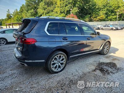 Trzecie zdjęcie samochodu z tyłu: 2019 BMW X7 XDRIVE50I VIN:5UXCX4C58KLS36385 - miniatura
