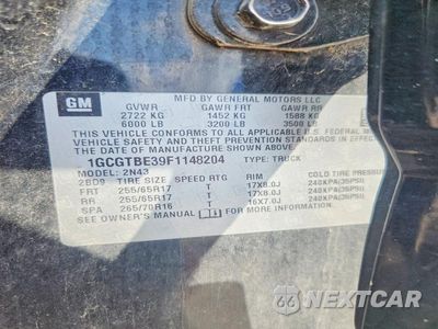 Zdjęcie 12 z 12 samochodu: 2015 CHEVROLET COLORADO LT VIN:1GCGTBE39F1148204 - miniatura