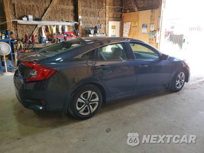 Trzecie zdjęcie samochodu z tyłu: 2018 HONDA CIVIC LX VIN:2HGFC2F55JH522430 - miniatura