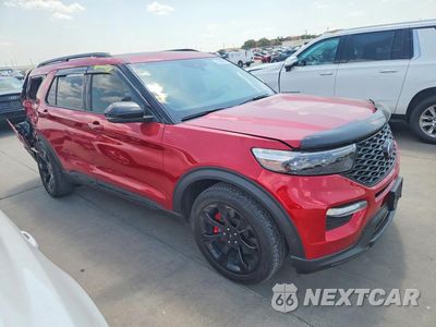 Czwarte zdjęcie samochodu z boku: 2020 FORD EXPLORER ST VIN:1FM5K8GC7LGC79100 - miniatura