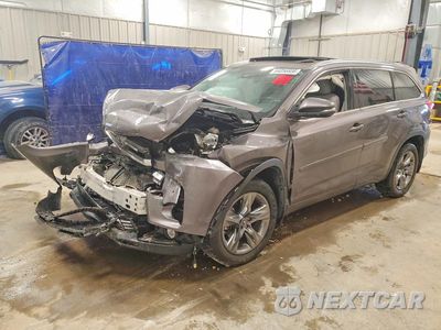 2019 TOYOTA HIGHLANDER LIMITED PLATINUM 5TDDZRFH0KS991726 - główne zdjęcie licytacji z USA - miniatura