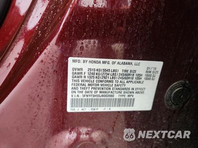 Zdjęcie 13 z 13 samochodu: 2018 HONDA PILOT EXL VIN:5FNYF5H55JB003980 - miniatura