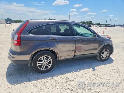 Trzecie zdjęcie samochodu z tyłu: 2010 HONDA CR-V EX VIN:5J6RE4H53AL068495 - miniatura