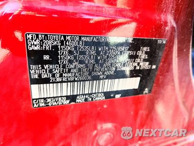 Zdjęcie 13 z 13 samochodu: 2015 TOYOTA RAV4 LE VIN:2T3BFREV8FW260036 - miniatura