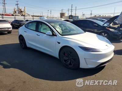 Czwarte zdjęcie samochodu z boku: 2026 TESLA MODEL 3 VIN:5YJ3E1ET6TF203228 - miniatura