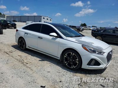 Czwarte zdjęcie samochodu z boku: 2018 HYUNDAI SONATA LIMITED 2.0T VIN:5NPE34AB1JH671377 - miniatura