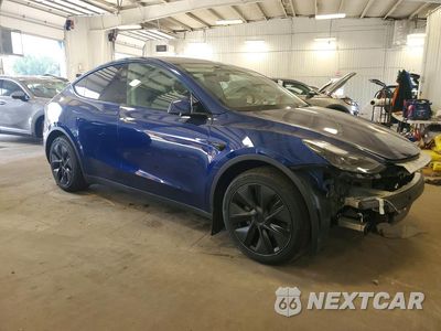 Czwarte zdjęcie samochodu z boku: 2025 TESLA MODEL Y VIN:7SAYGAEE1SF292922 - miniatura