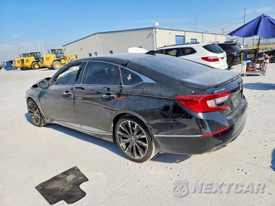 Drugie zdjęcie samochodu z przodu: 2019 HONDA ACCORD TOURING VIN:1HGCV2F93KA009600 - miniatura