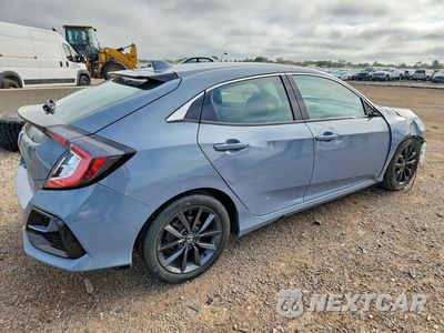 Trzecie zdjęcie samochodu z tyłu: 2021 HONDA CIVIC EX VIN:SHHFK7H61MU201126 - miniatura