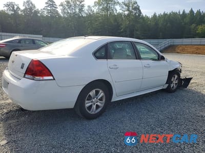 Trzecie zdjęcie samochodu z tyłu: 2013 CHEVROLET IMPALA LS VIN:2G1WF5E30D1243674 - miniatura