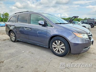 Czwarte zdjęcie samochodu z boku: 2015 HONDA ODYSSEY EXL VIN:5FNRL5H67FB070111 - miniatura