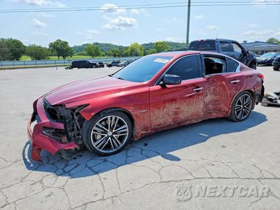 2014 INFINITI Q50 HYBRID PREMIUM JN1AV7APXEM690305 - główne zdjęcie licytacji z USA - miniatura