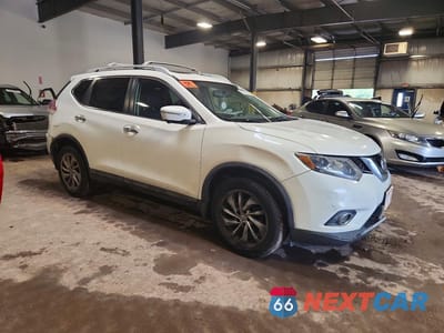 Czwarte zdjęcie samochodu z boku: 2015 NISSAN ROGUE SL VIN:5N1AT2MV4FC802177 - miniatura