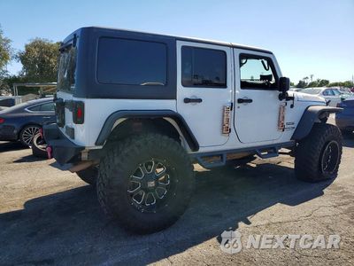 Trzecie zdjęcie samochodu z tyłu: 2018 JEEP WRANGLER UNLIMITED SPORT VIN:1C4BJWDG7JL886902 - miniatura