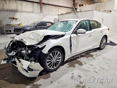 2019 INFINITI Q50 3.0T LUXE JN1EV7AR8KM593912 - główne zdjęcie licytacji z USA - miniatura