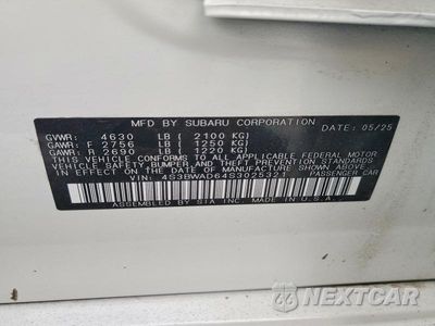 Zdjęcie 12 z 12 samochodu: 2025 SUBARU LEGACY PREMIUM VIN:4S3BWAD64S3025321 - miniatura
