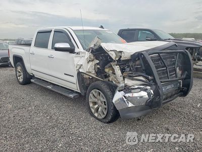 Czwarte zdjęcie samochodu z boku: 2018 GMC SIERRA K1500 SLT VIN:3GTU2NEC5JG588275 - miniatura