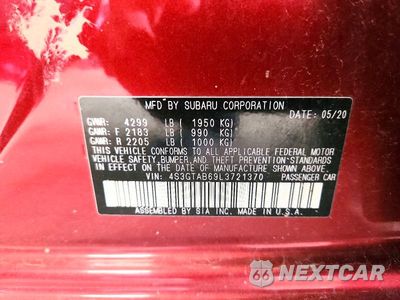 Zdjęcie 12 z 12 samochodu: 2020 SUBARU IMPREZA VIN:4S3GTAB69L3721370 - miniatura
