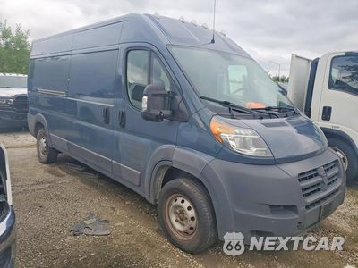 Czwarte zdjęcie samochodu z boku: 2018 RAM PROMASTER 2500 DELIVERY VAN VIN:3C6TRVDGXJE160832 - miniatura