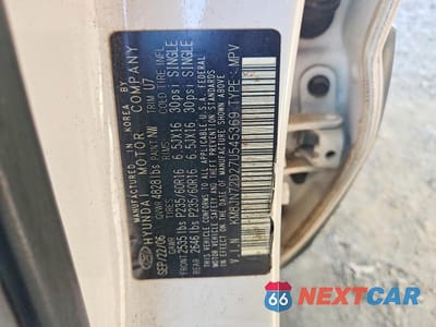Zdjęcie 13 z 13 samochodu: 2007 HYUNDAI TUCSON SE VIN:KM8JN72D27U545369 - miniatura