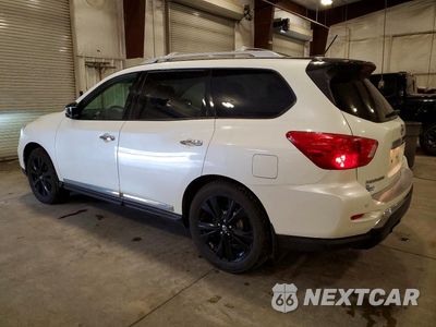 Drugie zdjęcie samochodu z przodu: 2017 NISSAN PATHFINDER PLATINUM VIN:5N1DR2MM8HC673222 - miniatura