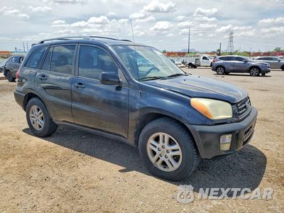 Czwarte zdjęcie samochodu z boku: 2002 TOYOTA RAV4 BASE VIN:JTEGH20V620057588 - miniatura