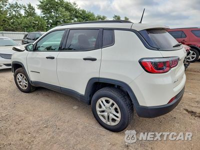 Drugie zdjęcie samochodu z przodu: 2018 JEEP COMPASS SPORT VIN:3C4NJDAB2JT399993 - miniatura