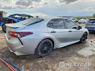 Trzecie zdjęcie samochodu z tyłu: 2022 TOYOTA CAMRY SE NIGHTSHADE VIN:4T1G11AK2NU031425 - miniatura