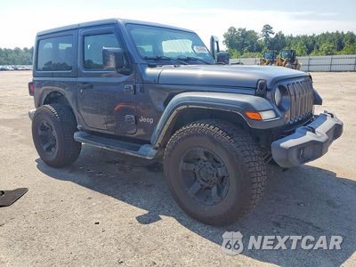 Czwarte zdjęcie samochodu z boku: 2018 JEEP WRANGLER SPORT VIN:1C4GJXAN9JW180057 - miniatura