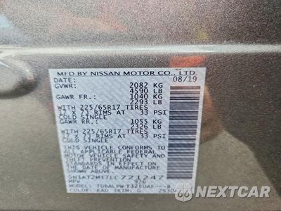 Zdjęcie 13 z 13 samochodu: 2020 NISSAN ROGUE S VIN:5N1AT2MT7LC721247 - miniatura