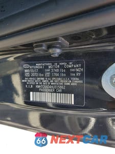 Zdjęcie 12 z 12 samochodu: 2017 HYUNDAI VELOSTER VALUE EDITION VIN:KMHTC6AD4HU315862 - miniatura