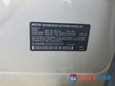 Zdjęcie 13 z 13 samochodu: 2014 BMW X5 XDRIVE50I VIN:5UXKR6C52E0C03747 - miniatura