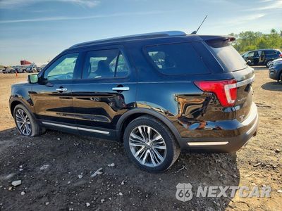 Drugie zdjęcie samochodu z przodu: 2018 FORD EXPLORER PLATINUM VIN:1FM5K8HT2JGC39809 - miniatura