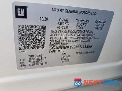 Zdjęcie 13 z 13 samochodu: 2021 BUICK ENCLAVE ESSENCE VIN:5GAERBKW2MJ111899 - miniatura
