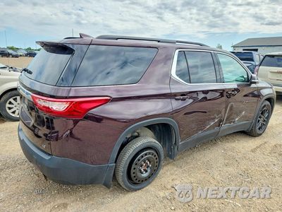 Trzecie zdjęcie samochodu z tyłu: 2019 CHEVROLET TRAVERSE LT VIN:1GNERGKW5KJ175077 - miniatura