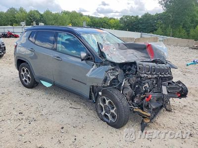 Czwarte zdjęcie samochodu z boku: 2022 JEEP COMPASS TRAILHAWK VIN:3C4NJDDB8NT124484 - miniatura