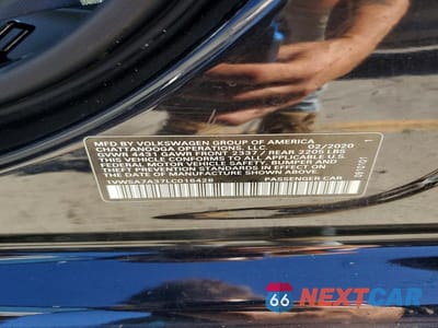 Zdjęcie 12 z 12 samochodu: 2020 VOLKSWAGEN PASSAT SE VIN:1VWSA7A37LC016428 - miniatura