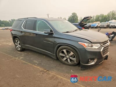 Czwarte zdjęcie samochodu z boku: 2020 CHEVROLET TRAVERSE LT VIN:1GNEVHKW8LJ143226 - miniatura